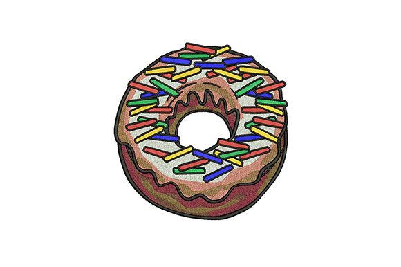Coffee Sprinkled Donut: Sweet Seasonal Embroidery Review