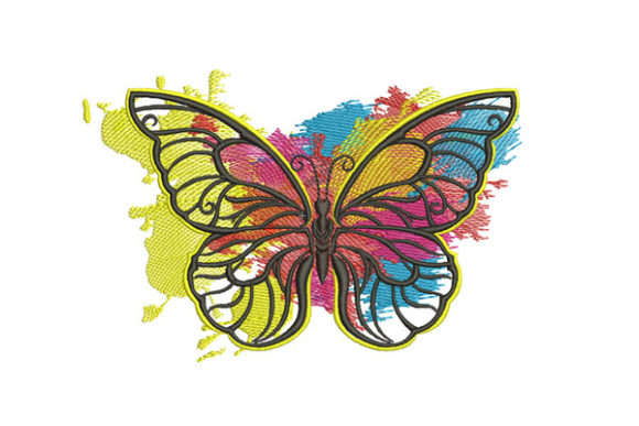 Colored Butterfly Embroidery Review for Sweatshirts