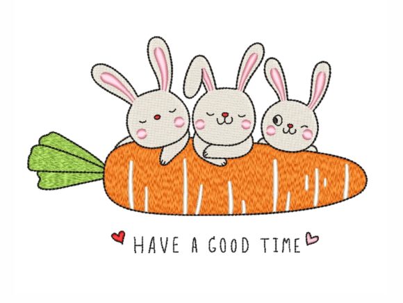 Easter Bunnies Embroidery Design Review for Gifts