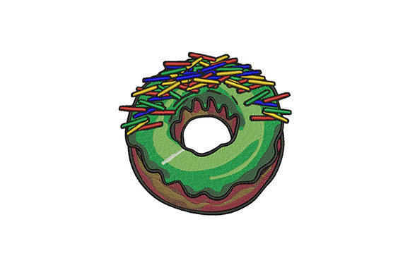 Green Sprinkled Donut Embroidery Design: A Real-World Review