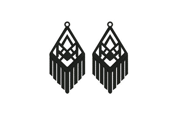 Grey Dangle Earrings Embroidery Design: A Designer’s Review