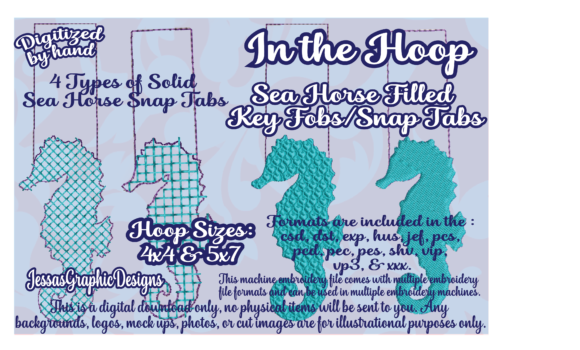 In the Hoop Sea Horse: A Stitched Treasure for Handmade Gifts