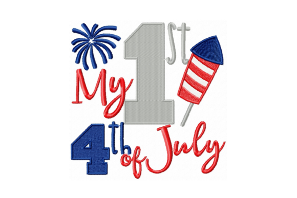 My First 4th of July Design: A Craft Fair Embroidery Review