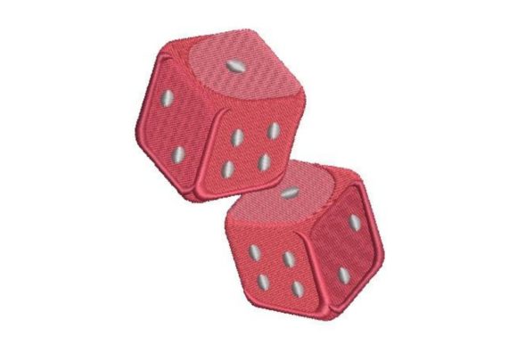 Poker Dice Embroidery Design Review for Business Merch