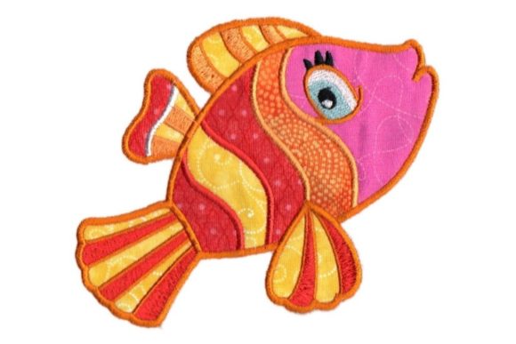 Red Orange and Pink Tropical Fish: An Embroidery Review