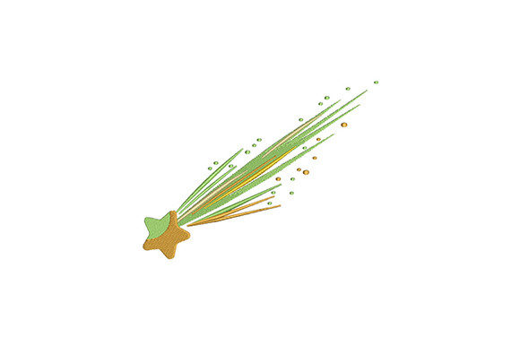 Shooting Star Design: Stitch Magic on Every Sweatshirt