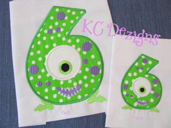 Silly Monster Number 6 Applique: Honest Review for Market Sellers