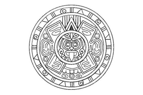 The Aztec Calendar Embroidery: A Craft Fair Review