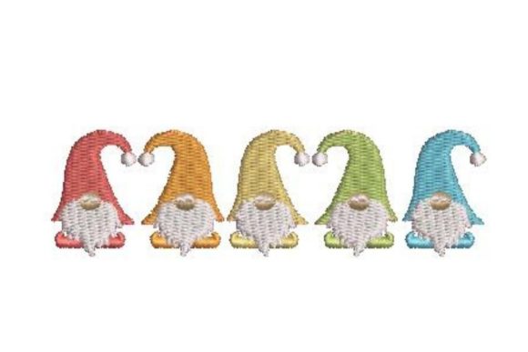 Urban Rainbow Gnomes: A Playful Embroidery Design Review