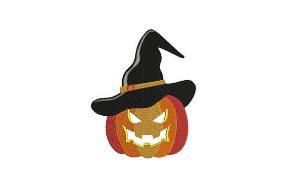 Witch Hat Pumpkin Design: Boutique Embroidery Review